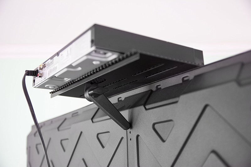 Mount Plus MP-05-01 Top Shelf TV Mounting Bracket 12-inch Wide Platform | Holds Speaker, Streaming Device | Made for Apple TV and Remote Control (1 Pack) - Image 4